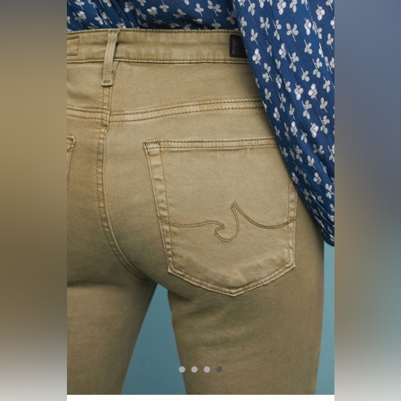AG Adriano Goldschmied Abby Sateen Mid-Rise Skinny Ankle Jeans 31R - Picture 1 of 7